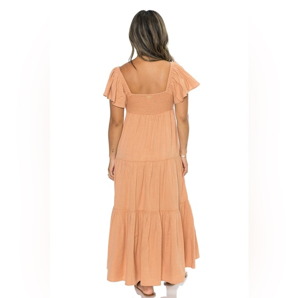 BILLABONG Elegant Peach Maxi Dress - Picture 3 of 5